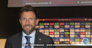 Eusebio Di Francesco, foto Sardegnagol, riproduzione riservata, 2020 Gabriele Frongia