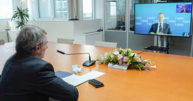 David Sassoli, Aleksander Ceferin, foto Daina Le Lardic © European Union 2020 - Source : EP