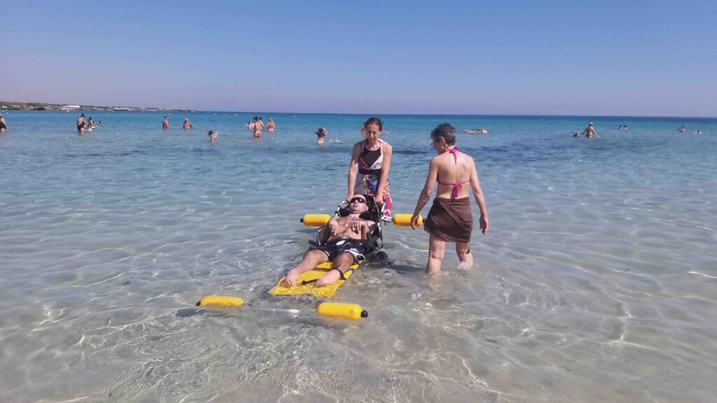 spiaggia , disabilità