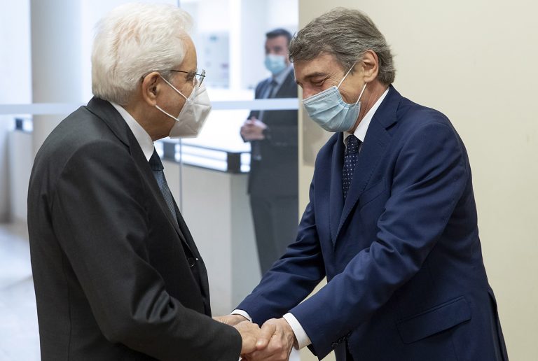 David Sassoli, Sergio Mattarella(Foto di Paolo Giandotti ...