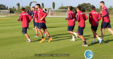 Allenamento Cagliari, foto Sardegnagol riproduzione riservata