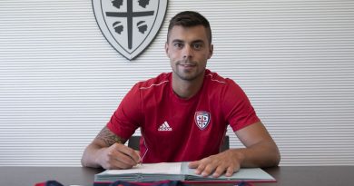 Alberto Grassi, foto Cagliari Calcio/Valerio Spano