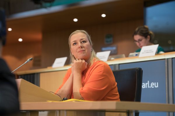 Jutta Urpilainen, foto CC-BY-4.0 and must be credited: "CC-BY-4.0: © European Union 2019 – Source: EP".