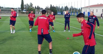 Cagliari Calcio, allenamento, foto Sardegnagol riproduzione riservata