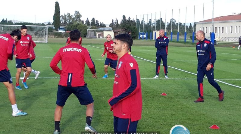 Cagliari Calcio, allenamento, foto Sardegnagol riproduzione riservata