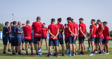 Allenamento, foto Cagliari Calcio/Valerio Spano