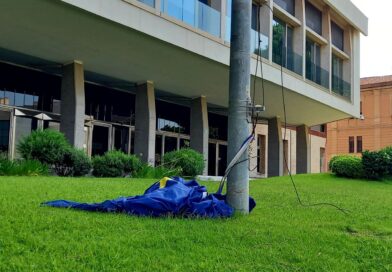 Sardegna Viale Trento Bandiera Unione Europea