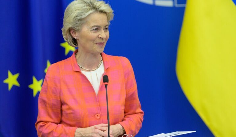 Ursula von der Leyen, foto Denis Lomme Copyright: © European Union 2022 - Source : EP