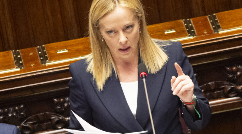 Giorgia Meloni, foto Governo.it