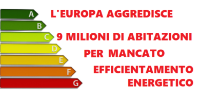 Classi energetiche a rischio per l'immobiliare in Italia