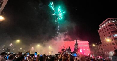 Festeggiamenti per il Cagliari in Serie A, foto Sardegnagol riproduzione riservata