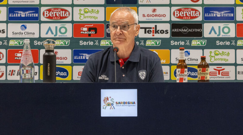 Claudio Ranieri, foto Cagliari Calcio/Valerio Spano