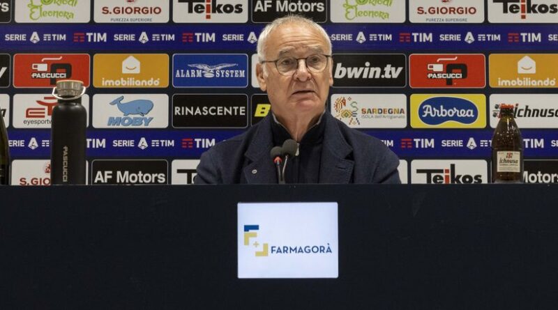 Claudio Ranieri, foto Cagliari Calcio/Valerio Spano