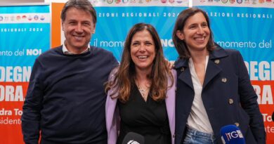 Alessandra Todde, Elly Schlein, Giuseppe Conte