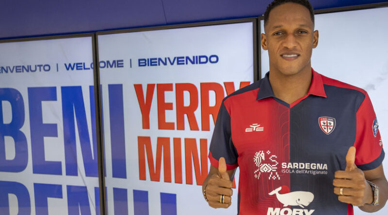 Yerri Mina, foto Cagliari Calcio