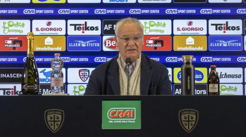 Claudio Ranieri, foto Cagliari Calcio/Valerio Spano