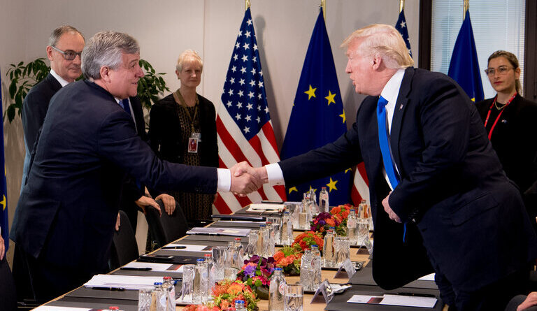 Donald Trump, foto Etienne Ansotte Copyright: © European Union 2017 - Source : Council of the EU