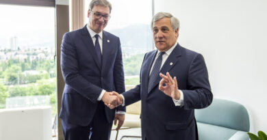 Aleksander Vucic, Antonio Tajani, foto DIMITAR KYOSEMARLIEV Copyright: © European Union 2018 - Source : EP