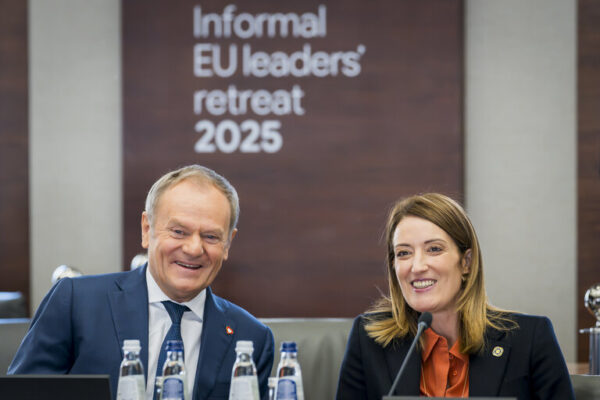 Donald_Tusk_Roberta_Metsola, foto Daina Le Lardic Copyright: © European Union 2025 - Source : EP